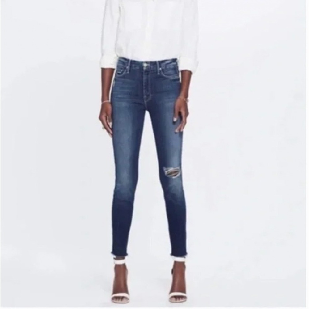 Mother The Charmer Jeans in Lost and Found Wash Skinny Jeans Size 26